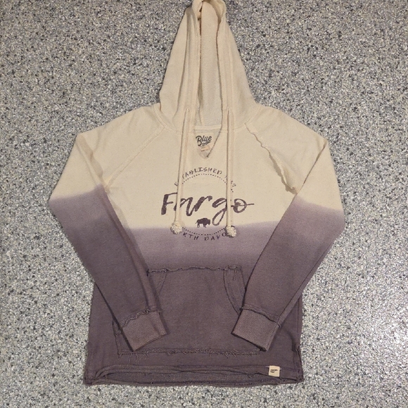Blue 84 Tops - Fargo North Dakota Blue 84 Hooded Sweatshirt Size Small